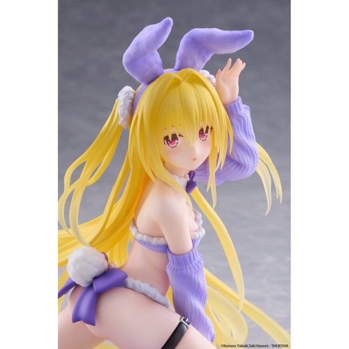 PRE-ORDER: To Love-Ru Darkness MOFLOCK PVC Figure - Golden Darkness (Fluffy Bunny Ver.) 13 cm
