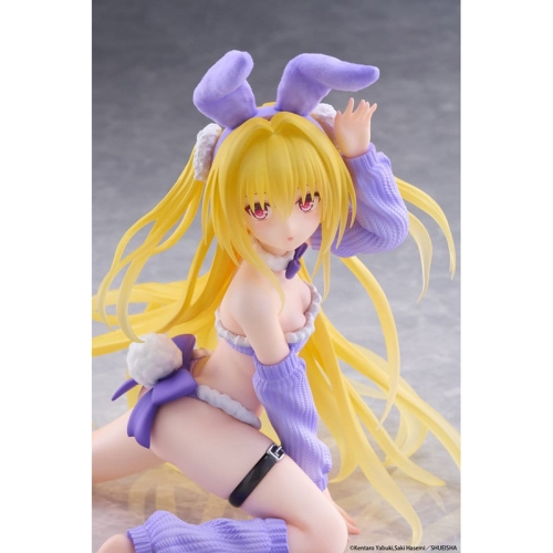 PRE-ORDER: To Love-Ru Darkness MOFLOCK PVC Figure - Golden Darkness (Fluffy Bunny Ver.) 13 cm