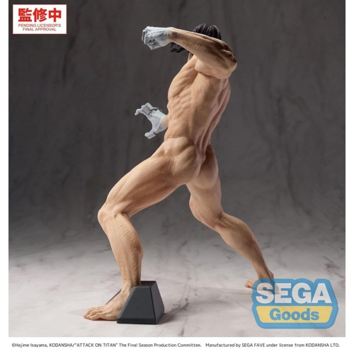 PRE-ORDER: Attack on Titan GigantiX PVC Figure - Eren Yeager Attack Titan Ver. 25 cm