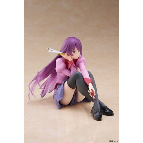 Monogatari PVC Statue Desktop Cute Figure - Hitagi Senjougahara 13 cm