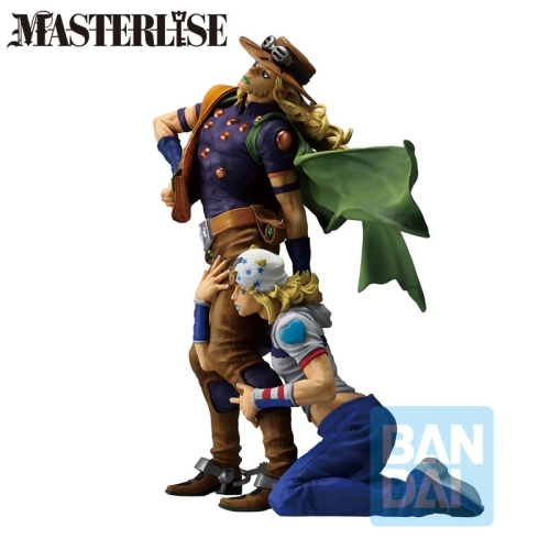 Figurină Ichibansho „Jojo's Bizarre: The Gathering of Stars” – Gyro Zeppeli și Johnny Joestar (25 cm)