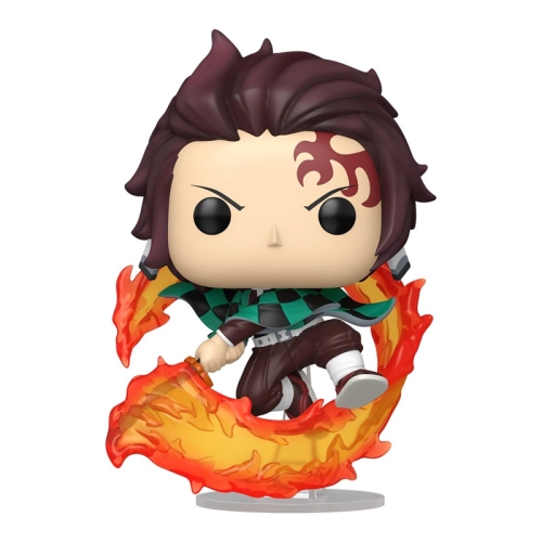 Figurină din vinil Demon Slayer: Kimetsu no Yaiba POP! Animation – Tanjiro Kamado (cu sabie în flăcări) (Ediție specială) #2507
