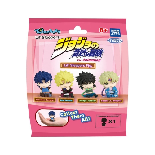 Figurine în miniatură Jojo's Bizarre Adventure Twinchees – Lil' Sleepers (5 cm) – Pachet surpriză