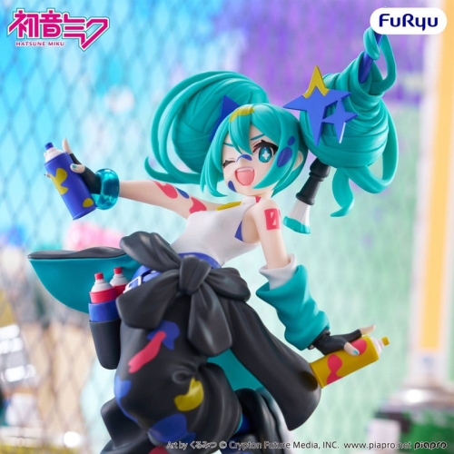 PRE-ORDER: Statuetă PVC Hatsune Miku Muchute (Versiunea „Paint Girl” – Altă culoare) – 23 cm