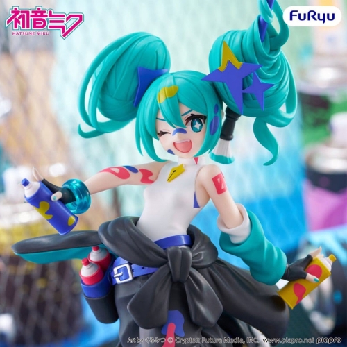 PRE-ORDER: Statuetă PVC Hatsune Miku Muchute (Versiunea „Paint Girl” – Altă culoare) – 23 cm