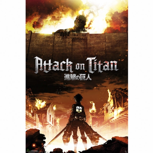 Attack On Titan - Maxi-poster 91,5 x 61 cm FSC MIX - Imagine principală