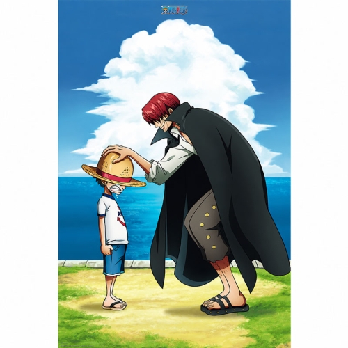 ONE PIECE - Poster maxi 91,5 x 61 cm FSC MIX - Shanks și Luffy