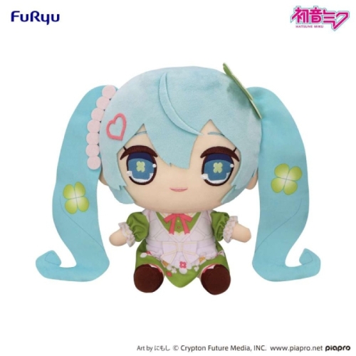 Vocaloid KYURUMARU Plush Toy - Hatsune Miku, Clover