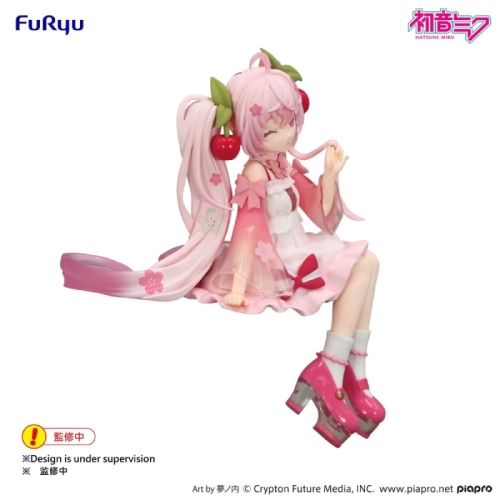 Vocaloid Noodle Stopper Figure - Sakura Miku 2025 Wink ver.