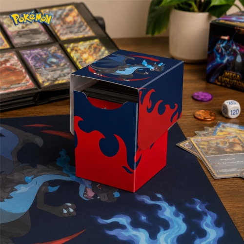 UP - Cutie pentru cărți - Pokémon - Mega Charizard X 100+