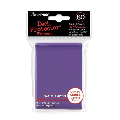 &quot; Ultra Pro &quot; small Sleeves 60pc purple