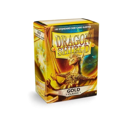 " Dragon Shield " Standard Card Sleeves 100pc - Gold